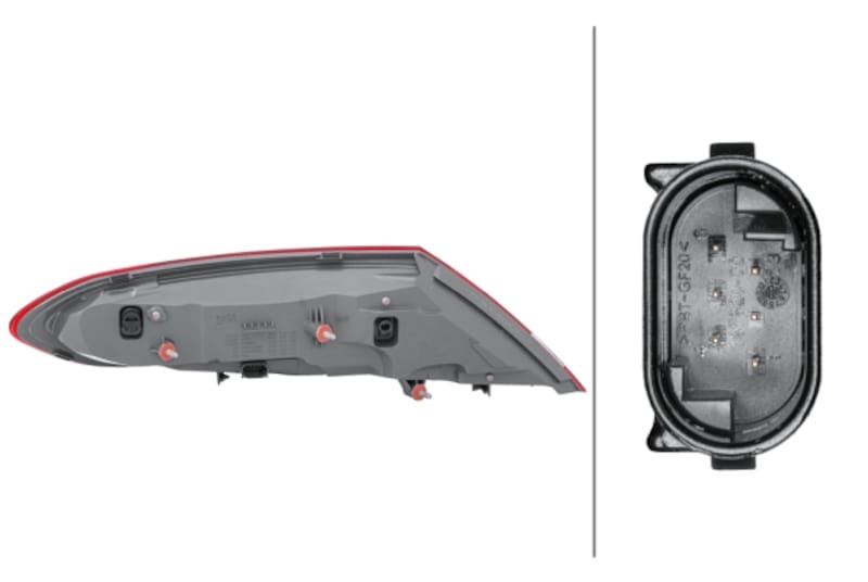 Hella — HELLA Tail Light Assembly 011786241