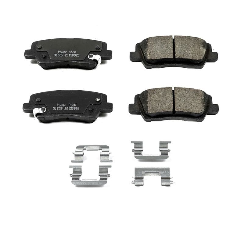 PowerStop — PowerStop - Z17 Low-Dust Ceramic Brake Pads with Hardware