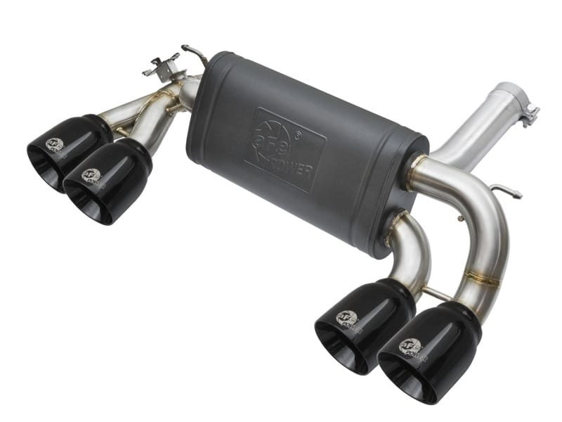 aFe — MACH Force-Xp 3 to 2-1/2 IN Stainless Steel Axle-Back Exhaust System w/Black T