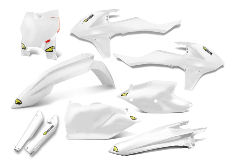 Cycra — Cycra 16-18 KTM 125 SX Powerflow Body Kit - White