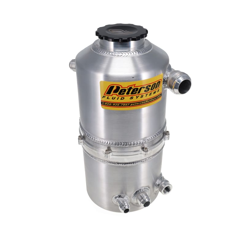 Peterson Fluid Systems — 2.3 GALLON OIL TANK - SINGLE SCAVENGE RETURN