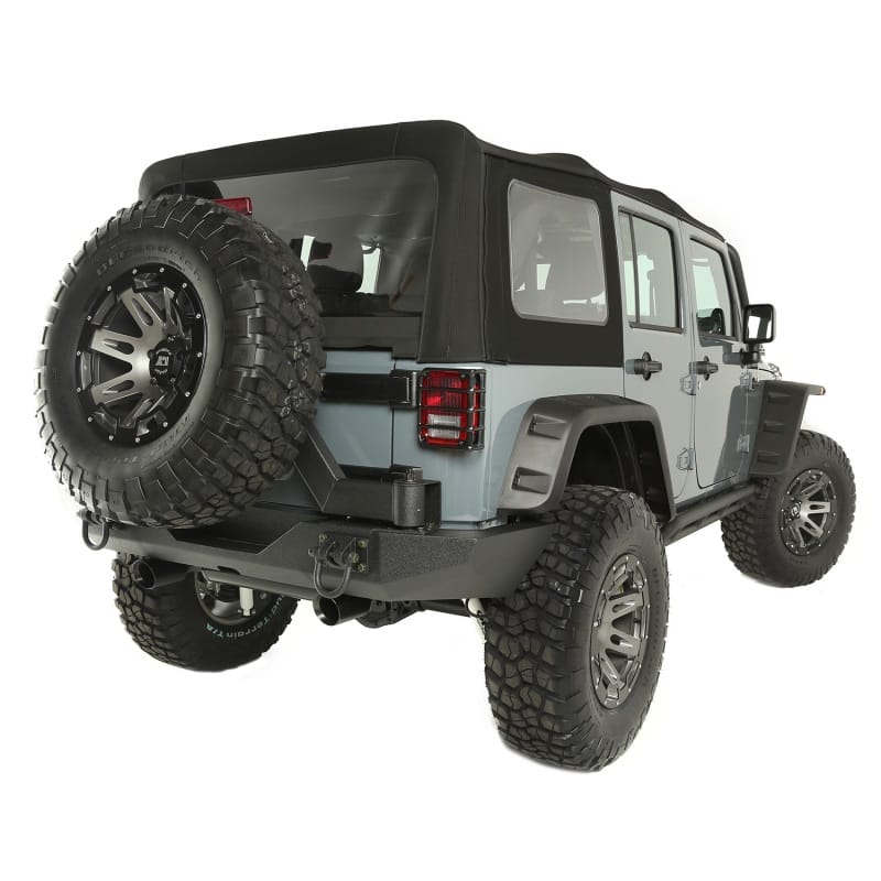 Rugged Ridge — Soft Top, Black Diamond, Sailcloth; 10-18 Jeep Wrangler JKU
Soft Top