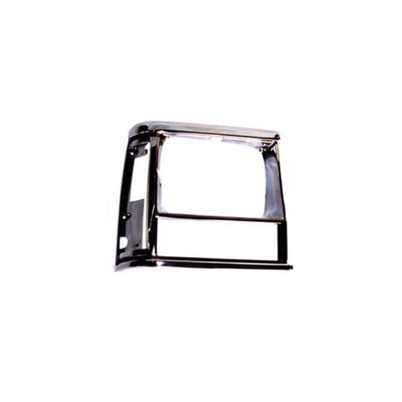 OMIX — Omix RH Chrome Blk Headlight Bezel 84-01 Cherokee (XJ)