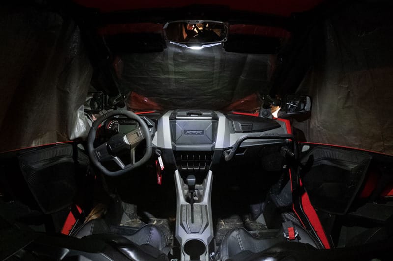 Seizmik — Seizmik 04+ Can/ Hon/ Yam Halo-RA LED Rear View Mirror - 2 in. Clamp Pair