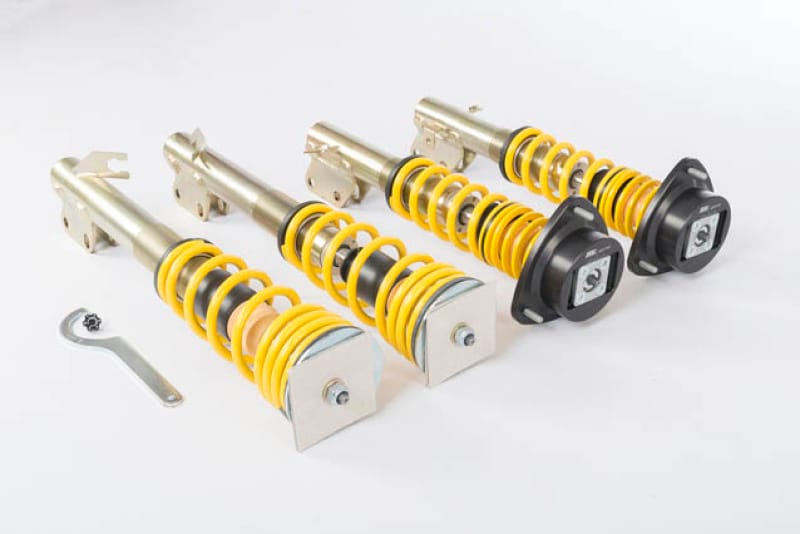 ST Suspensions — Height Adjustable Coilovers with Aluminum Top Mounts and Adjustable Damping