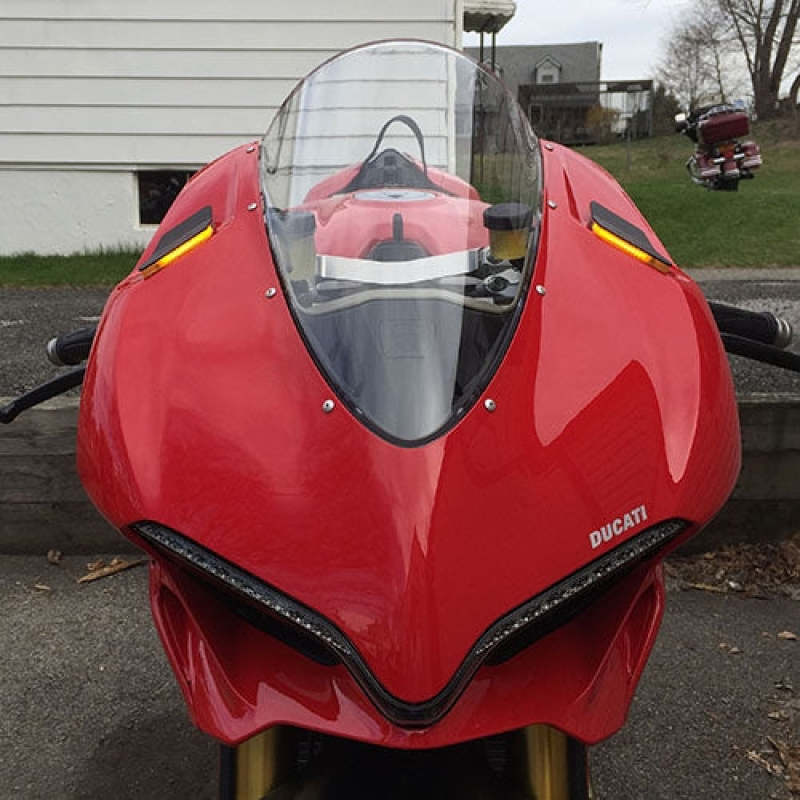 New Rage Cycles — New Rage Cycles 16-19 Ducati 959 Panigale Mirror Block Off Turn Signals
