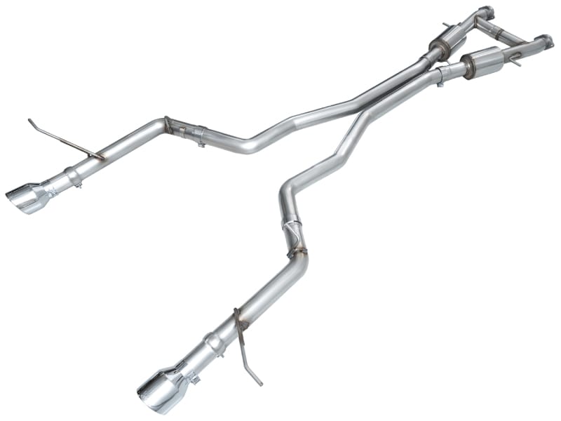 AWE Tuning — AWE Track Edition Exhaust for Dodge Durango 3.6 / 5.7 - Chrome Silver Tips