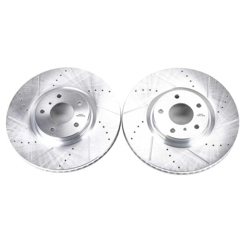 PowerStop — PowerStop Evolution Performance Drilled, Slotted & Plated Brake Rotor Pair