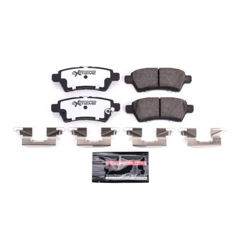 PowerStop — PowerStop - Z36 Truck and SUV Carbon-Fiber Ceramic Brake Pads with Hardware Kit