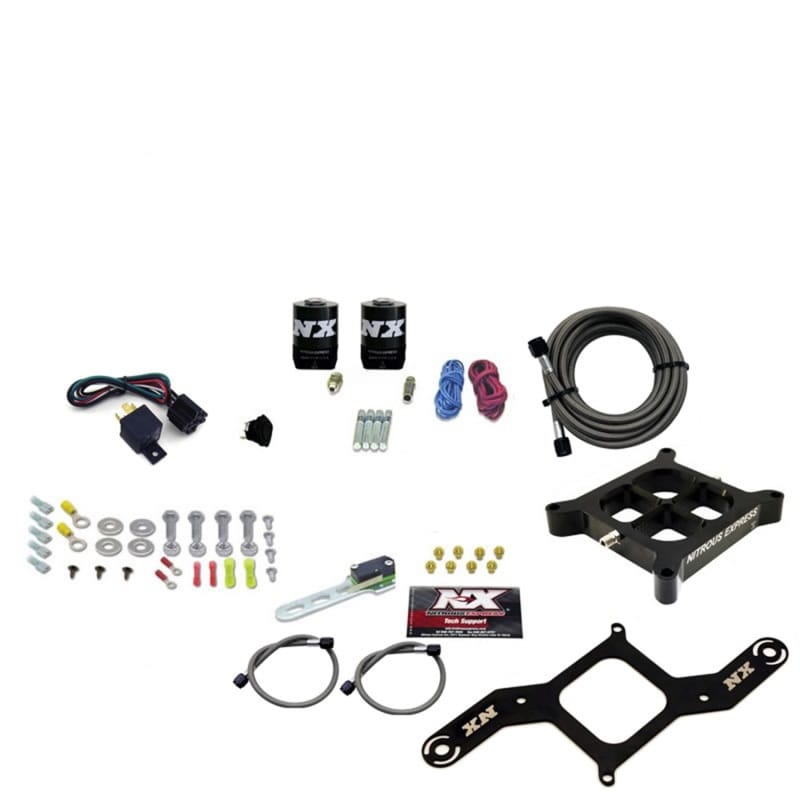 Nitrous Express — 4150 SINGLE ENTRY CROSSBAR PLATE SYSTEM, PRO POWER(100-500HP) W/O BOTTLE
Nitrous Oxide Injection System Kit