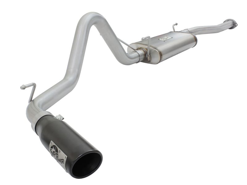 aFe — MACH Force-Xp 2-1/2 IN 409 Stainless Steel Cat-Back Exhaust System w/Black Tip