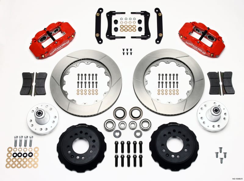 Wilwood — KIT,FRONT,CAMARO,70-78,FNSL6R,BIG BRAKE 14.00 ROTOR,RED