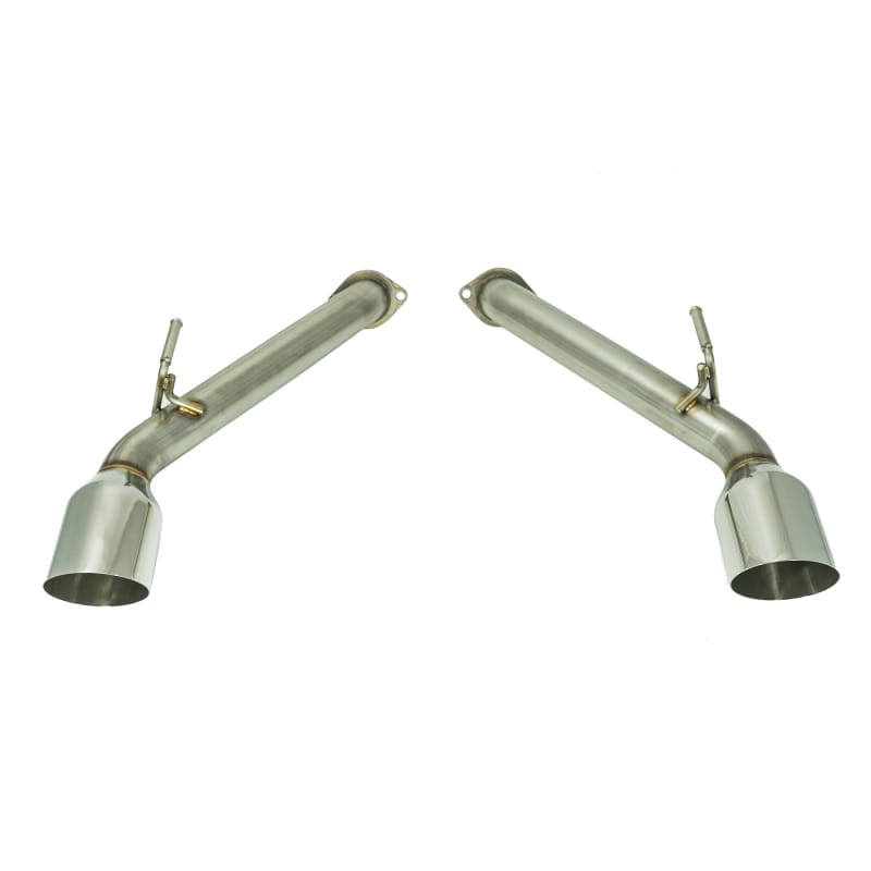 Remark — Remark 2017+ Infiniti Q60 Axle Back Exhaust w/Stainless Steel Single Wall Tip