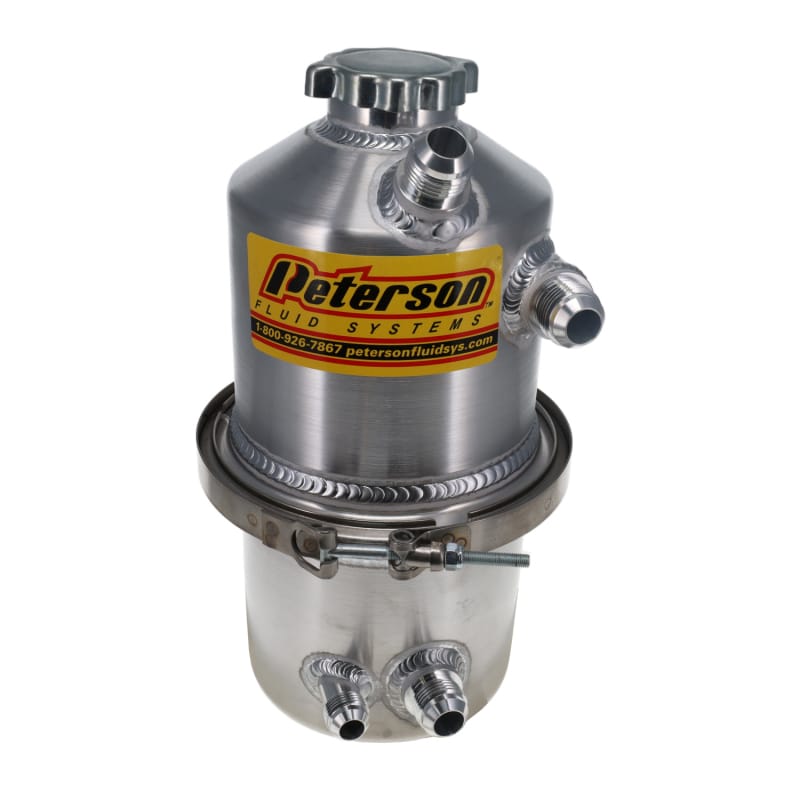 Peterson Fluid Systems — 1.5 GALLON OIL TANK - SINGLE SCAVENGE RETURN