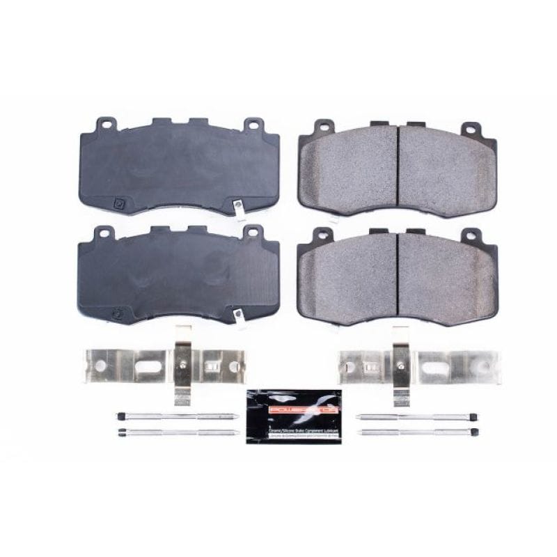 PowerStop — PowerStop - Z23 Daily Driver Carbon-Fiber Ceramic Brake Pads with Hardware Kit