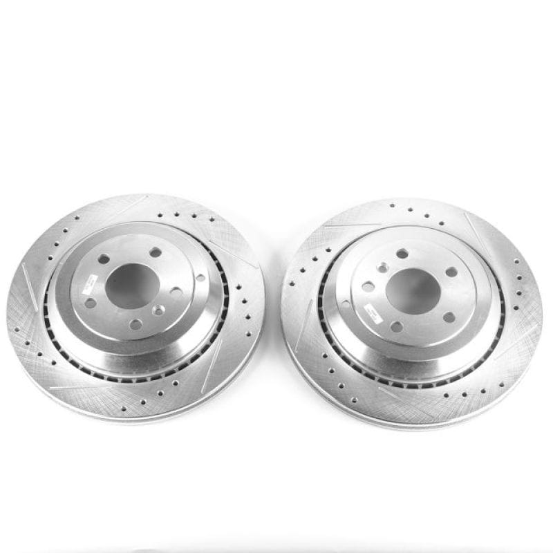 PowerStop — PowerStop Evolution Performance Drilled, Slotted & Plated Brake Rotor Pair