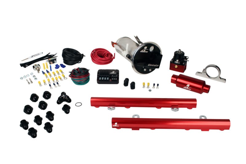 Aeromotive — 05-09 Mustang GT Stealth Eliminator Street System with 5.0L 4-V Fuel Rails