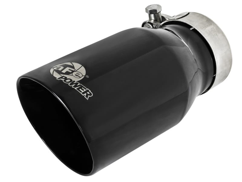 aFe — MACH Force-Xp 304 Stainless Steel Clamp-on Exhaust Tip Black