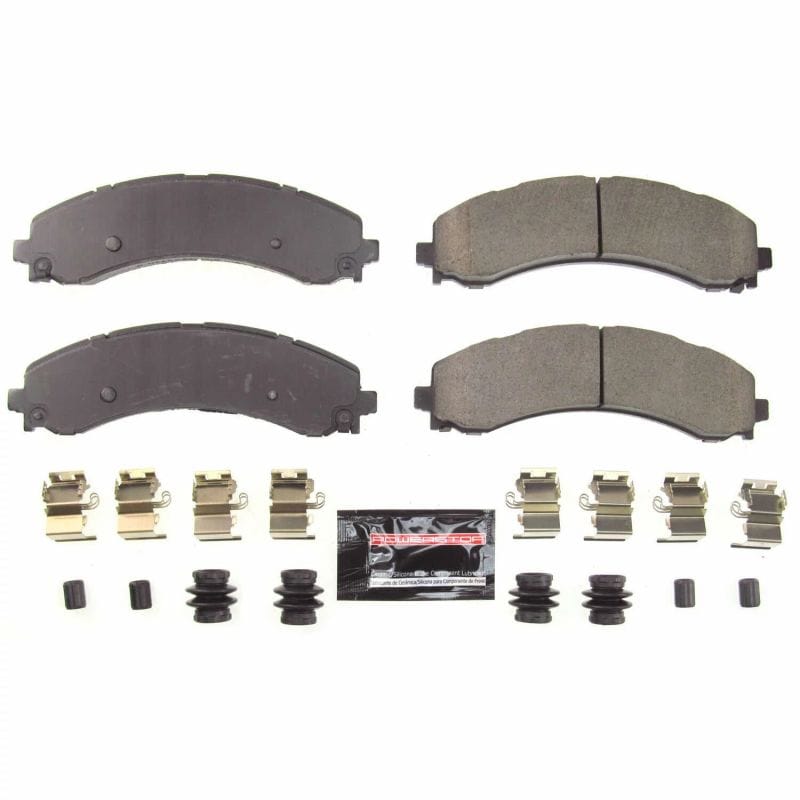 PowerStop — PowerStop - Z23 Daily Driver Carbon-Fiber Ceramic Brake Pads with Hardware Kit