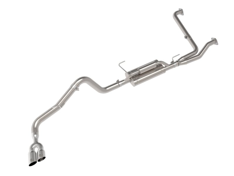 aFe — Vulcan Series 2-1/2 IN to 3 IN Stainless Steel Cat-Back Exhaust w/Polished Tip