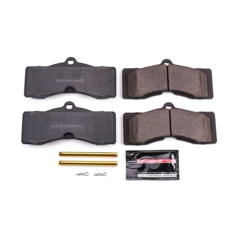 PowerStop — PowerStop - Z23 Daily Driver Carbon-Fiber Ceramic Brake Pads with Hardware Kit