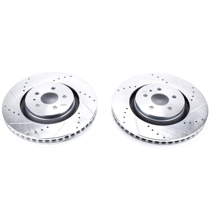 PowerStop — PowerStop Evolution Performance Drilled, Slotted & Plated Brake Rotor Pair