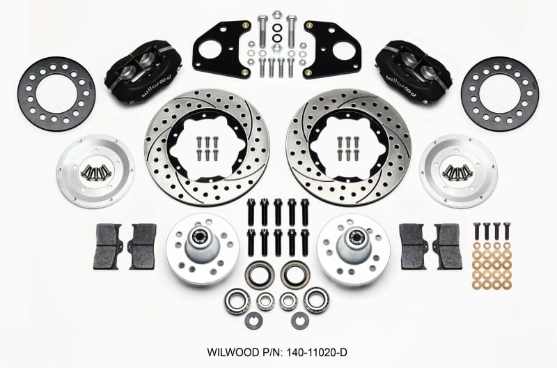 Wilwood — KIT,FRONT,B&E BODY,62-72,DRUM,FDLI,11.00 SRP,BLACK POWDER COAT