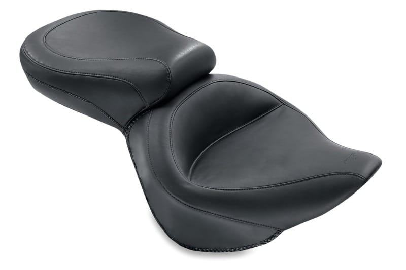 Mustang Motorcycle — Mustang 06-17 Harley Softail Wide Tire (200mm) Wide Touring 1PC Seat - Black