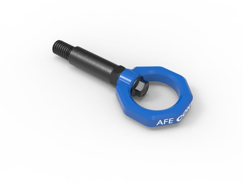 aFe — aFe CONTROL Front Tow Hook Blue