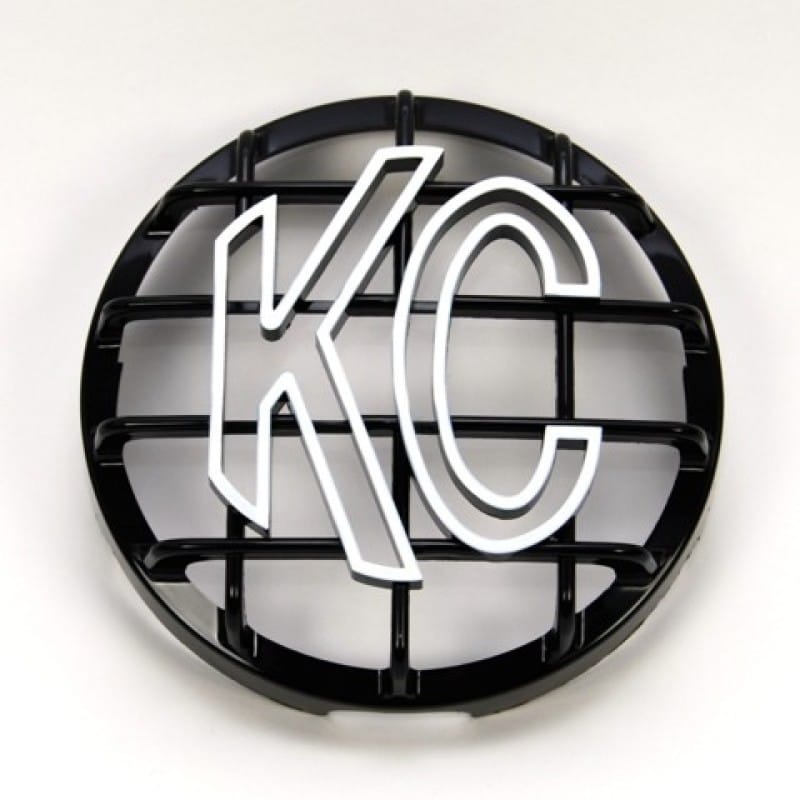 KC HiLiTES — KC Stone Guard 6in ABS Plastic Black White EA
Grill; 6in. Black ABS Stone Guard (ea)
