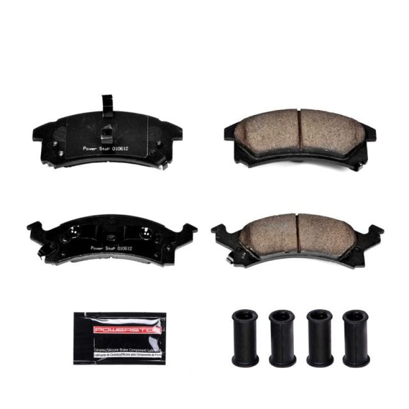 PowerStop — PowerStop - Z23 Daily Driver Carbon-Fiber Ceramic Brake Pads with Hardware Kit
