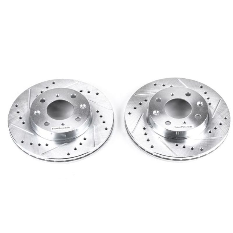 PowerStop — PowerStop Evolution Performance Drilled, Slotted & Plated Brake Rotor Pair