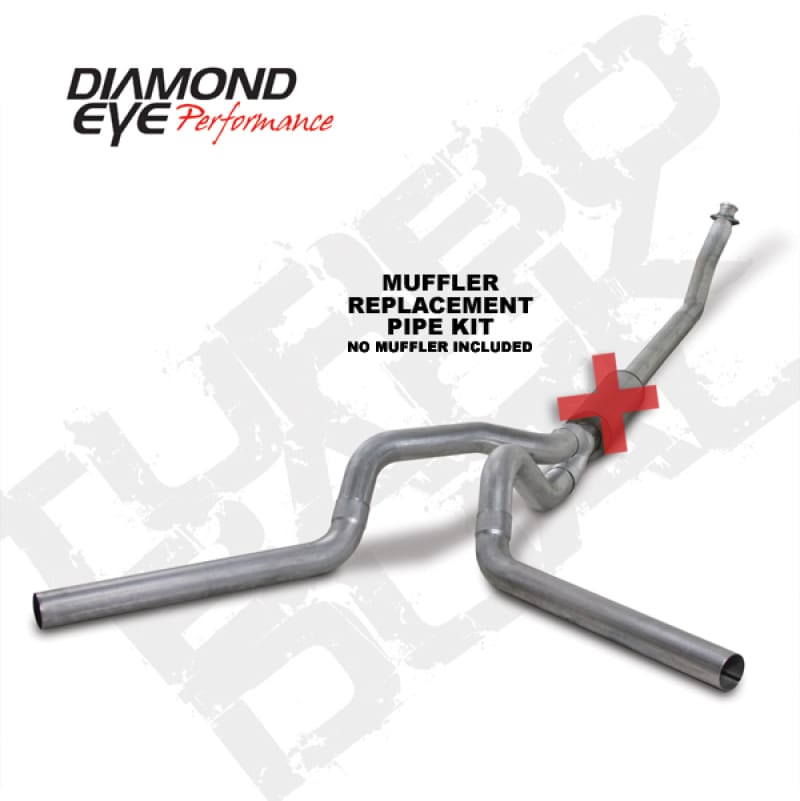 Diamond Eye Performance — 1994-2002 DODGE 5.9L CUMMINS 2500/3500 (ALL CAB AND BED LENGTHS)-4in. ALUMINIZED