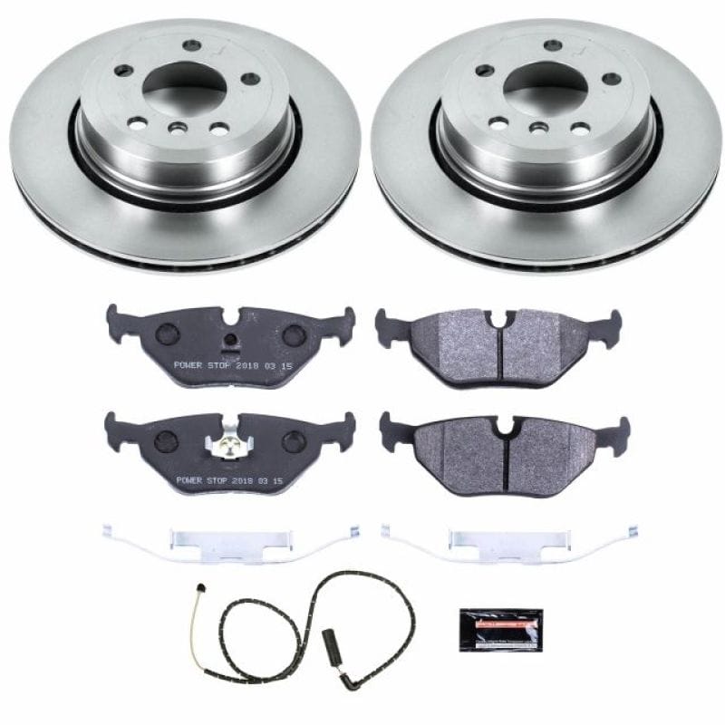 PowerStop — Track Day Spec High-Performance Brake Pad and Rotor Kit