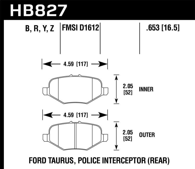 Hawk Performance — HPS 5.0 Disc Brake Pad