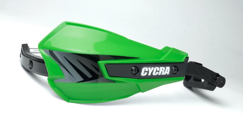 Cycra — Cycra Vortex Hand Guard/w Universal U-Clamps - Green
