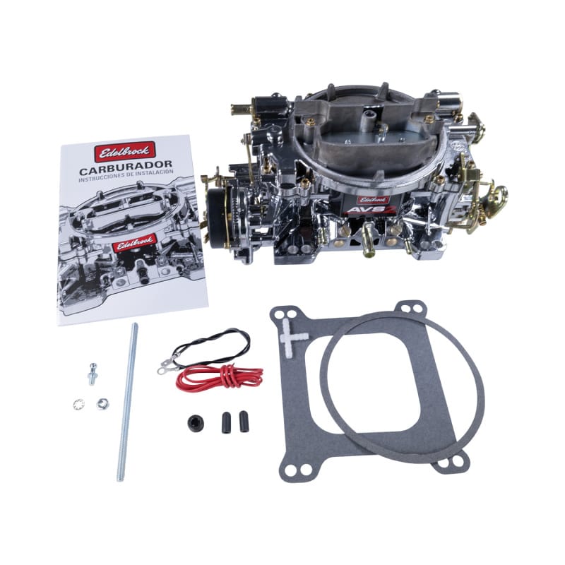 Edelbrock — Edelbrock AVS2 Carburetor 500 CFM w/ Electric Choke - Chrome Plasma