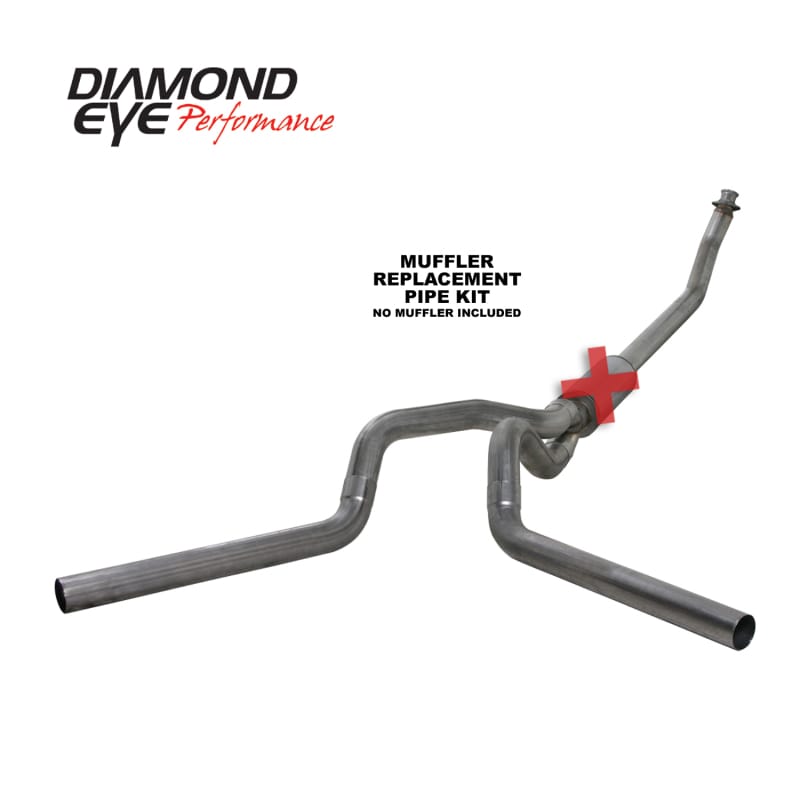 Diamond Eye Performance — 1994-2002 DODGE 5.9L CUMMINS 2500/3500 (ALL CAB AND BED LENGTHS)-4in. 409 STAINL