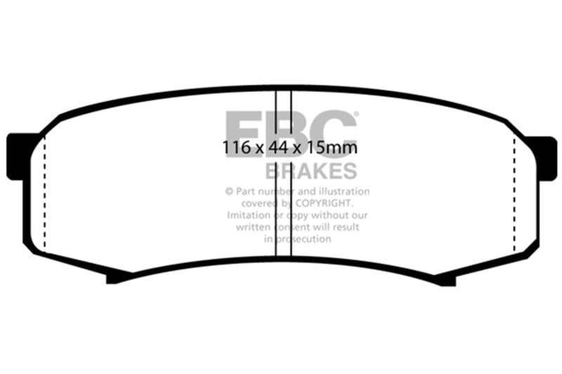 EBC — 6000 Series Greenstuff Truck/SUV Brakes Disc Pads