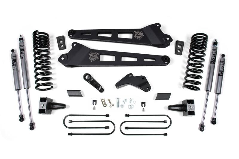 Zone Offroad — Zone Offroad 13-18 Ram 3500 6.5in Replacement Kit, Front Coil, Rear Block - Nitro Shocks