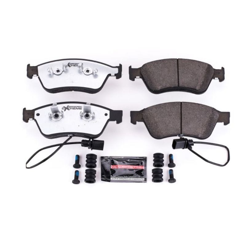 PowerStop — PowerStop - Z26 Performance Carbon-Fiber Ceramic Brake Pads with Hardware Kit