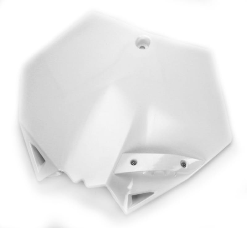 Cycra — Cycra 07-14 KTM SX/XC/SX-F/XC-F/XCF-W/XC-W/EXC/EXC-R/XCR-W Stadium Number Plate - White