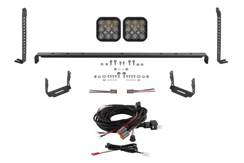 Diode Dynamics — Diode Dynamics 14-23 Toyota 4Runner SS5 Stealth Grille LED 2-Pod Kit Sport - White Driving