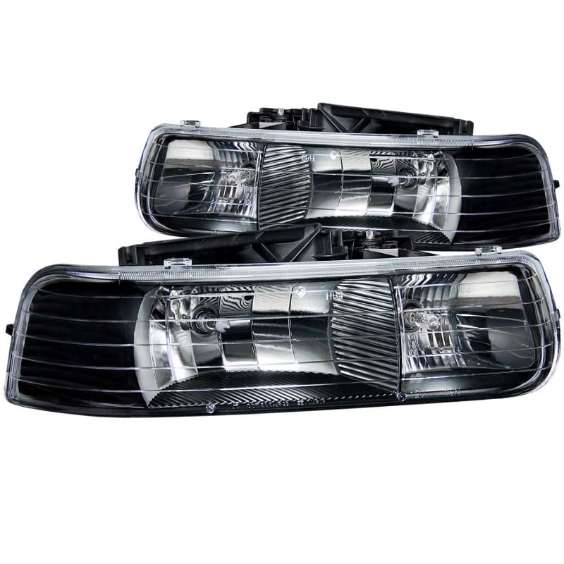 ANZO — ANZO 1999-2002 Chevrolet Silverado 1500 Crystal Headlights Black
Head Light Set
HdLtSet