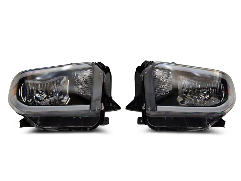 Raxiom — Raxiom 14-21 Toyota Tundra Axial Series Headlights w/ LED Bar- Blk Housing (Clear Lens)
Headlights