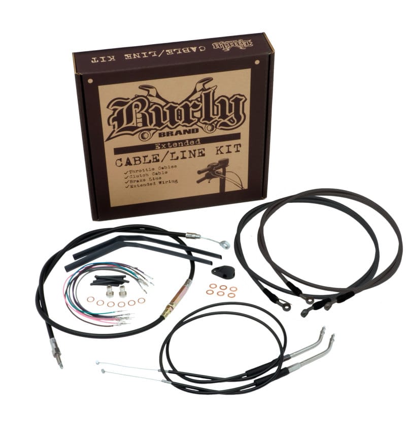 Burly Brand — Burly Brand Control Kit 12in T-Bar - Black