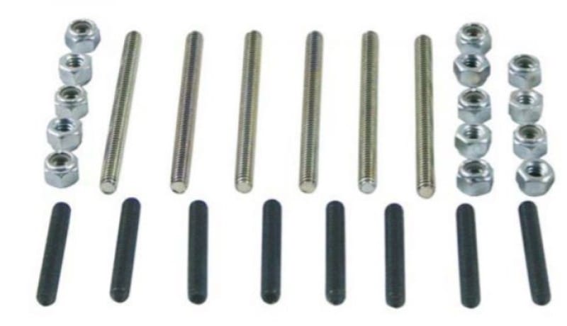 Moroso — Moroso Chevrolet Big Block (w/Cast Valve Cover) Valve Cover Hex Head Nuts - Zinc Finish