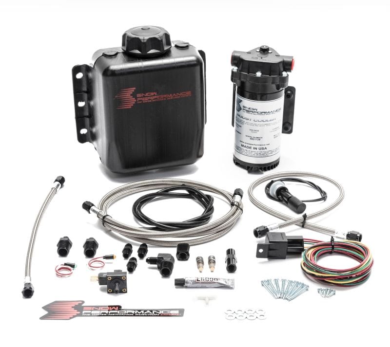 Snow Performance — Snow Performance Stg 1 Boost Cooler F/I Water Injection Kit (Incl. SS Braided Line and 4AN Fittings)
Water/Meth Inject Kt
