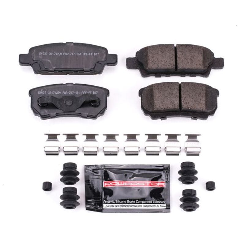 PowerStop — PowerStop - Z23 Daily Driver Carbon-Fiber Ceramic Brake Pads with Hardware Kit