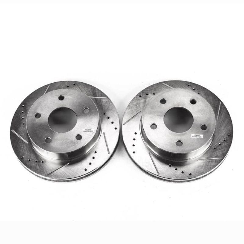 PowerStop — PowerStop Evolution Performance Drilled, Slotted & Plated Brake Rotor Pair